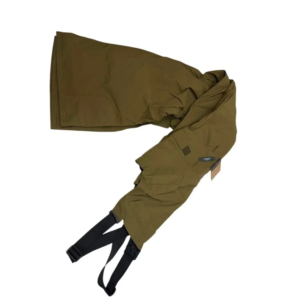 The North Face Freedom Bib Mens Military Olive Snowboard Ski Pants MEDIUM NWT